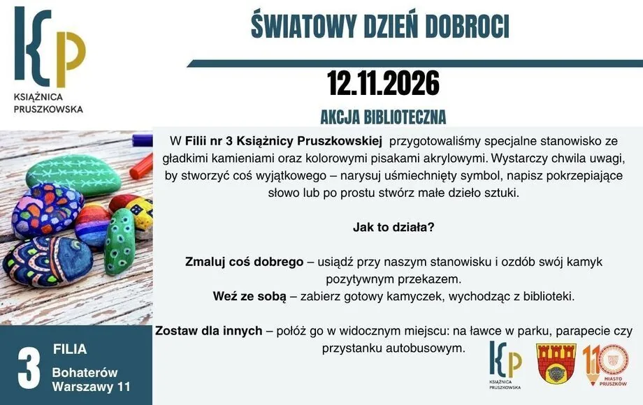 Materiał organizatora: Światowy Dzień Dobroci w Filii nr 3