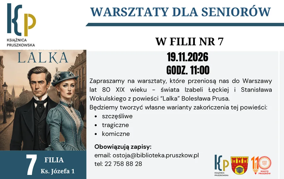 Materiał organizatora: Warsztaty dla seniorów w Filii 7