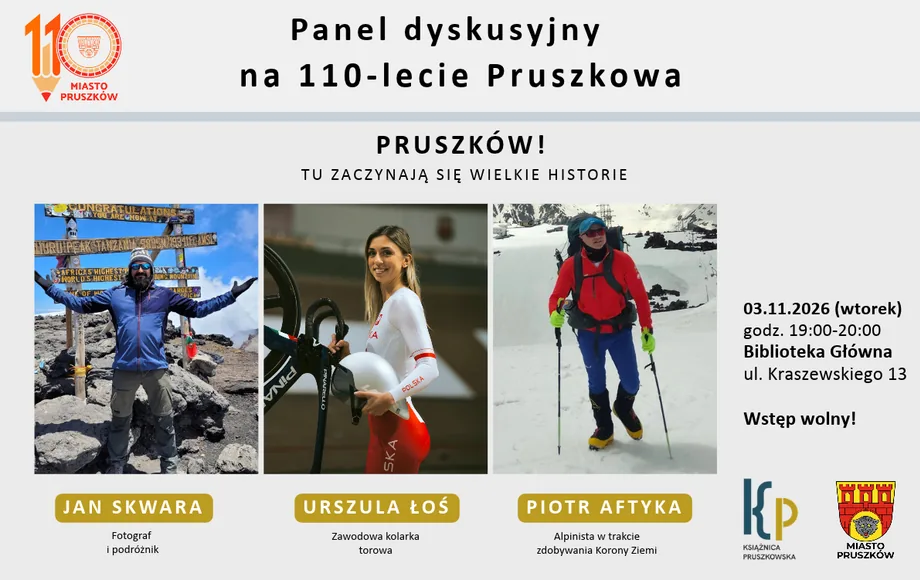 Materiał organizatora: Panel dyskusyjny z okazji 110-lecia Miasta Pruszkowa w Oddziale dla Dorosłych (Biblioteka Główna)