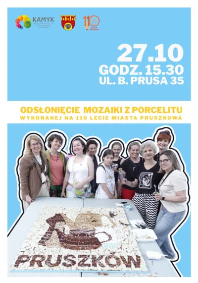 Materiał organizatora: Mozaika z Porcelitu - 110 lecie Miasta