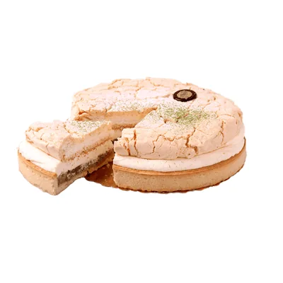 Tarta z bezą prezentowana w katalogu Cukierni Sowa